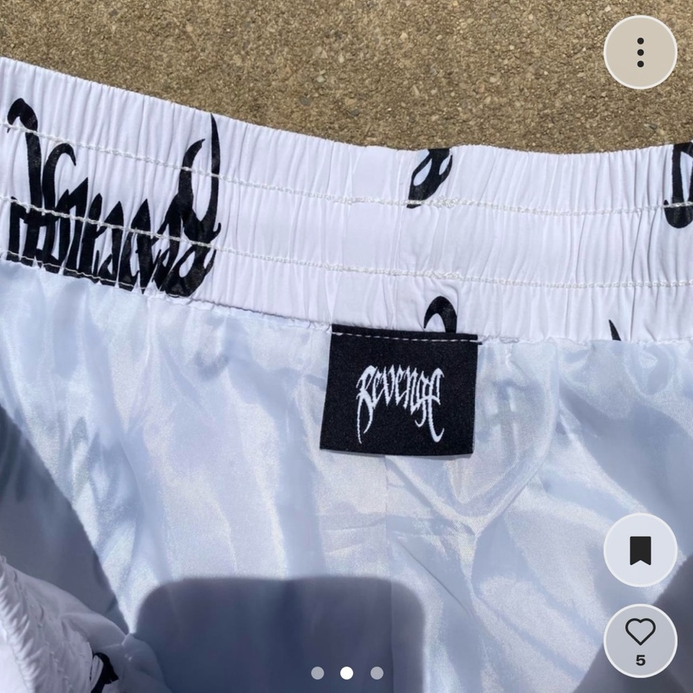 3M all over Revenge white pants